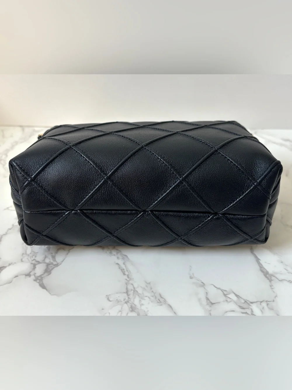 New Tory Burch Fleming Soft Crossbody Bag Black with Gift Box